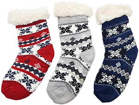 Fluffy Thermal Kids Socks Cute Christmas Gift