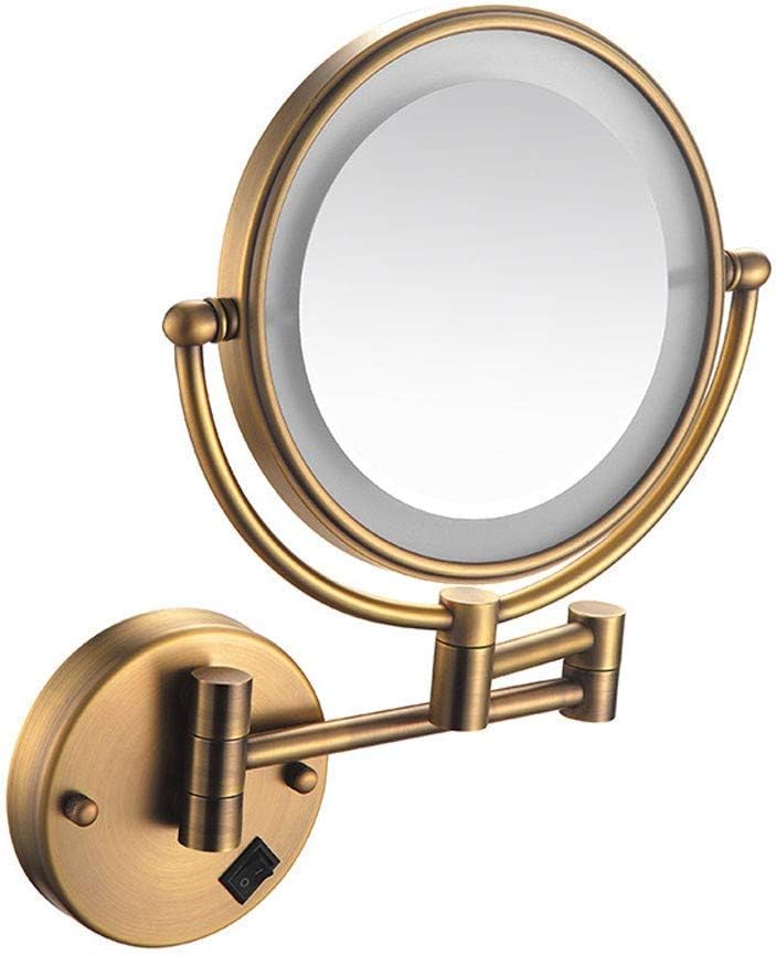 Two-Piece Heart-Shaped Wall-Mounted Vanity Mirror Pink