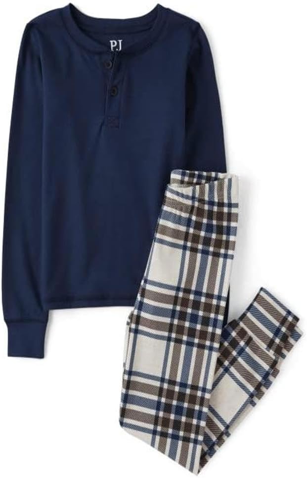 Snug Fit 100 Cotton Pajama Set Boys Ready for Bed