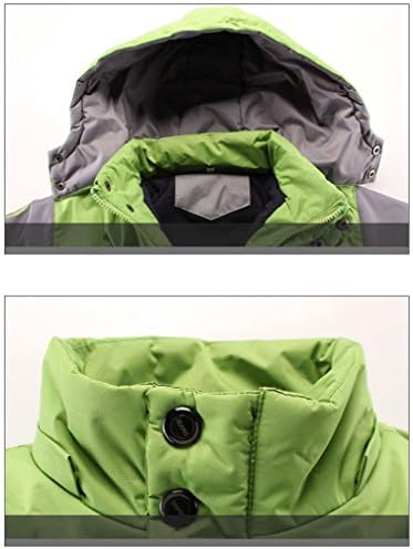 Vinmin Boys Thick Fleece Hooded Jacket Warm Quilted Coat