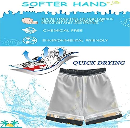 Visesunny Boys Surfacing Board Shorts Quick Dry Swim Trunks Ages 2-14