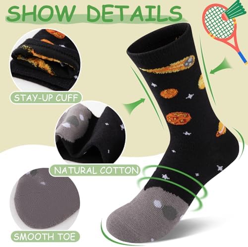 Comfoex Boys Kids Socks - Fun Stripe - 4-10 Years