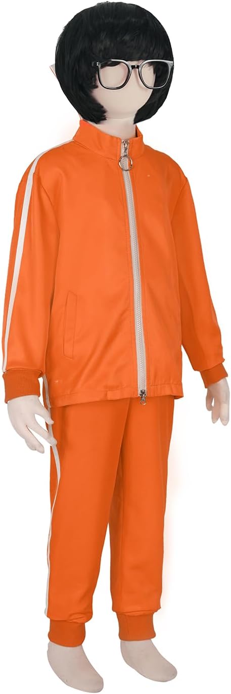 Kids Orange Tracksuit Set