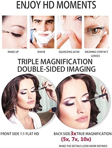 NOVOCE Extendable Makeup Mirror with 360-Degree Rotation