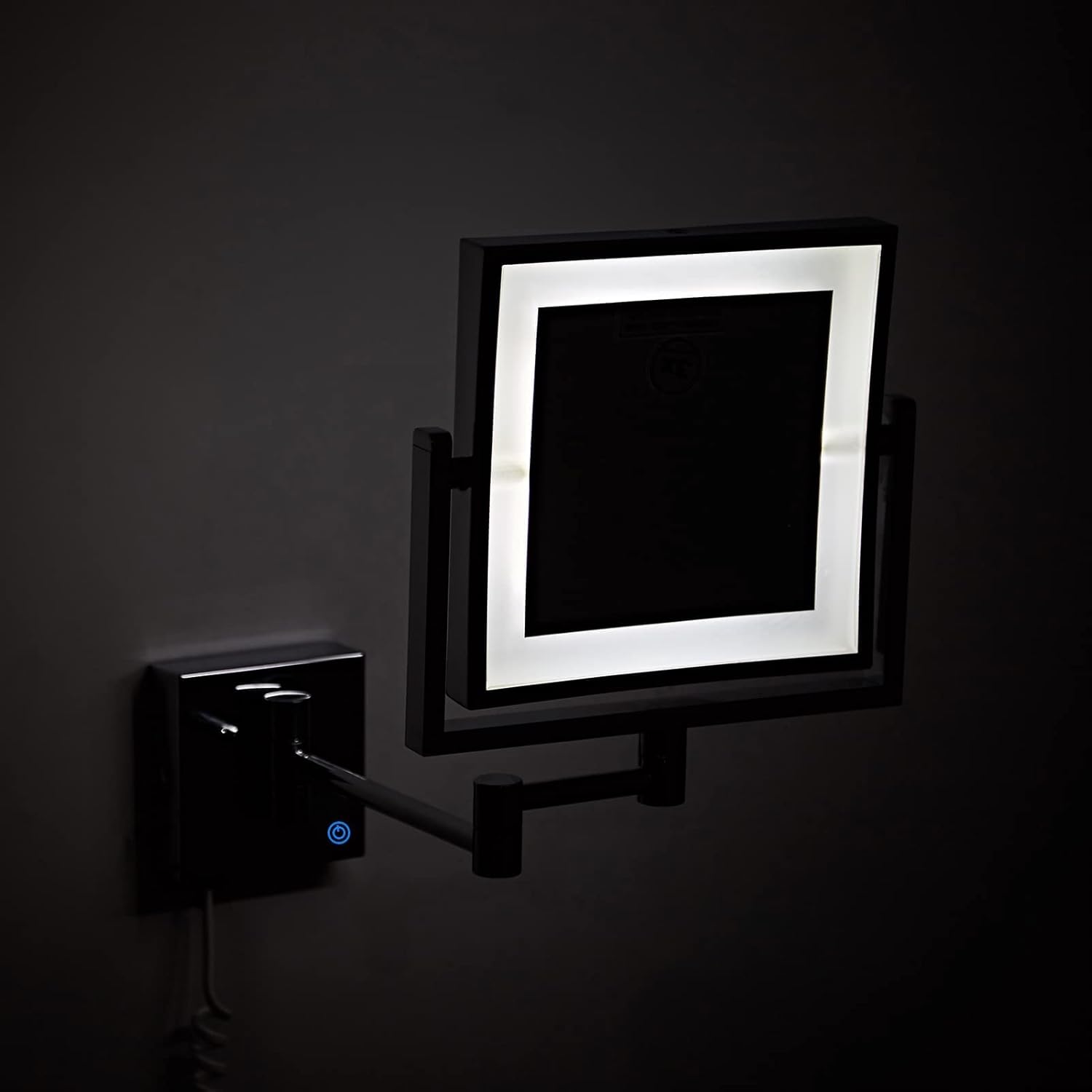 LED Wall-Mounted Makeup Mirror - Insert Name