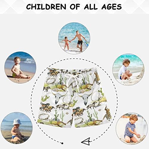 Visesunny Quick Dry Beach Board Shorts for Kids