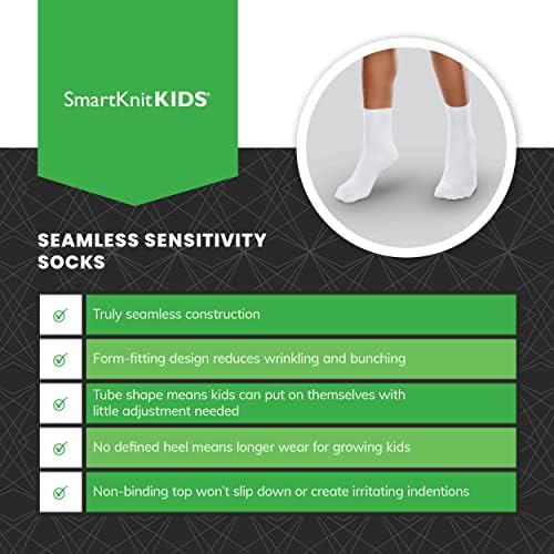 Sensory-Friendly Seamless Socks for Kids 3 Pack
