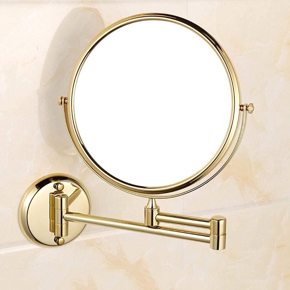 LCARY Extendable 3X1X Makeup Mirror Folding Vanity for Bathroom Travel