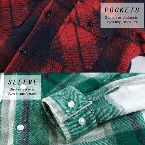 boys casual button-up plaid jacket for spring wear