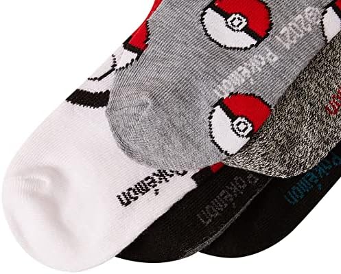 Pokemon Boys 5-Pack Socks No-Show