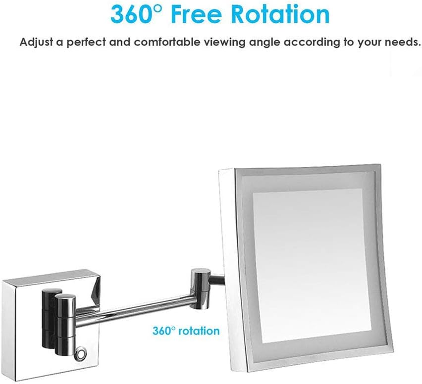Wall-Mounted 3-in-1 Vanity Mirror