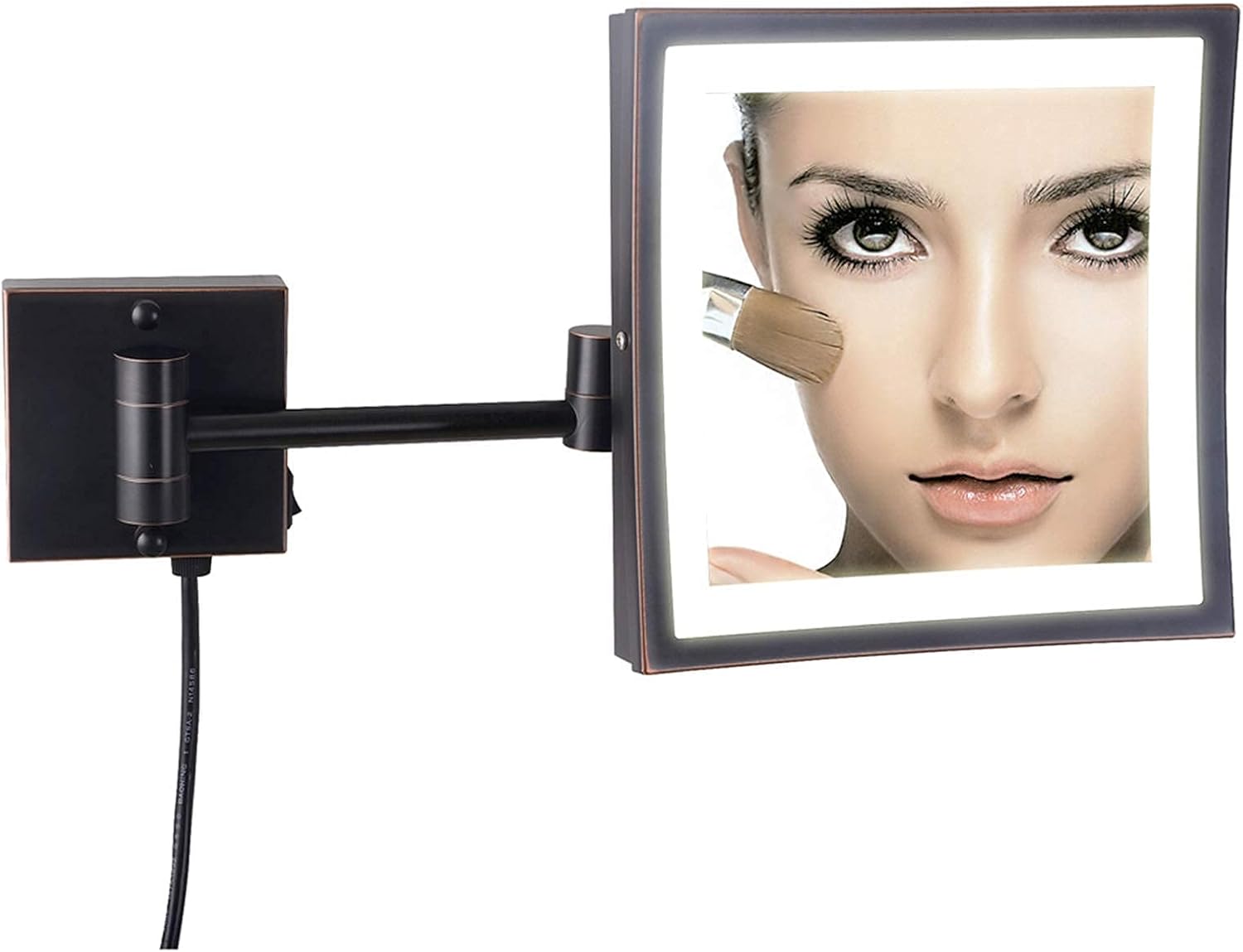 DEIHGE LED 8-inch Brass Magnification Explore Your Look