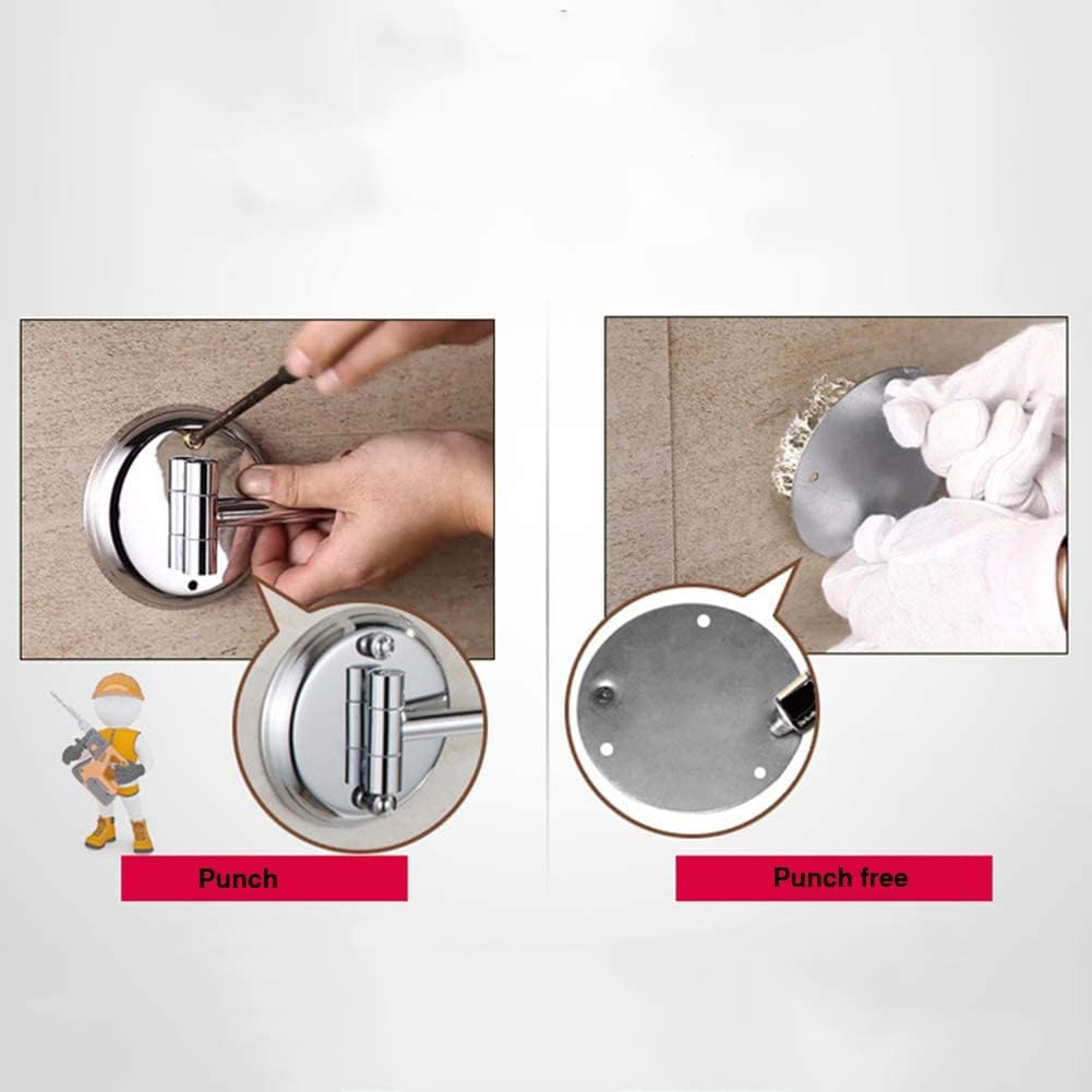 Stylish Wall-Mounted Makeup Mirror withadjustable Angles