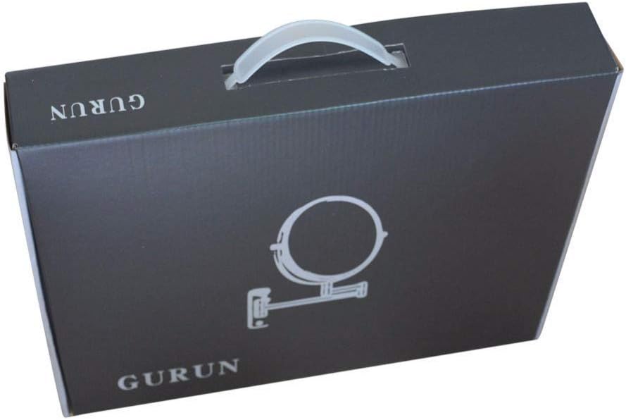 Sturdy Wall-Mounted Makeup Mirror 8-inch 3x Magnifying LCARY