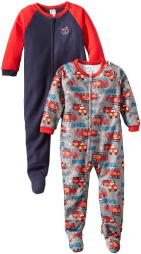 Gerber Boys 2 Pack Footed Blanket Sleepers 1