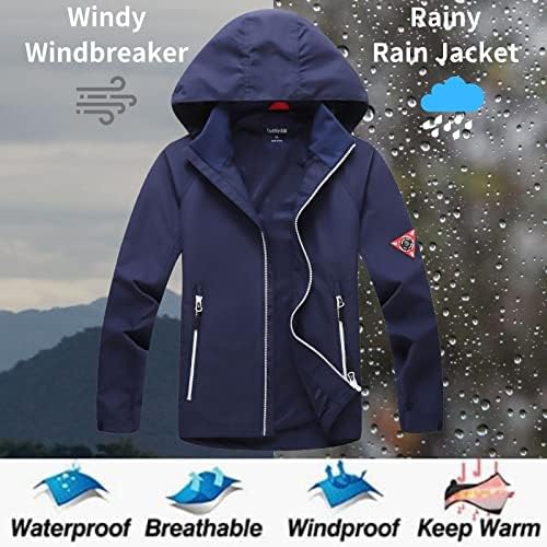 Premium Boys Girls Waterproof Jacket weatherproof raincoat for kids