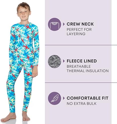 Rocky Thermal Underwear for Kids Boys Set