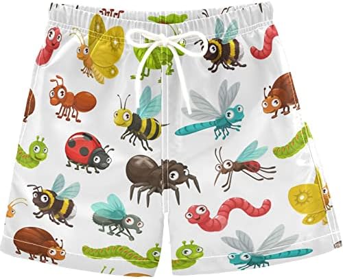visesunny Cool Summer Boys Board Shorts Quick Dry Swim Trunks