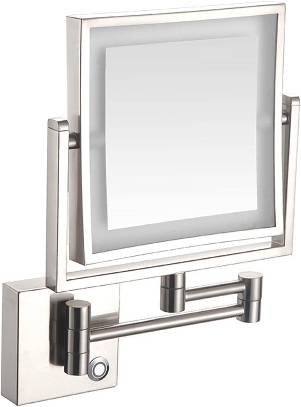 LED Wall-Mounted Makeup Mirror - Insert Name