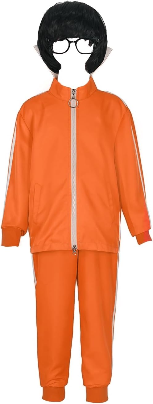 Kids Orange Tracksuit Set