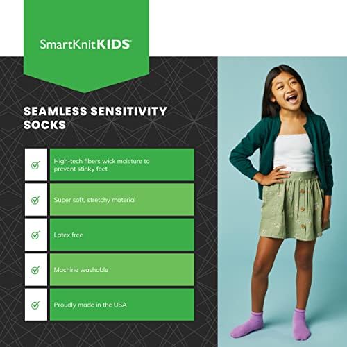Sensory-Friendly Seamless Socks for Kids 3 Pack