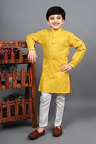 AHHAAAA Indian Ethnic Kurta Pajama Set