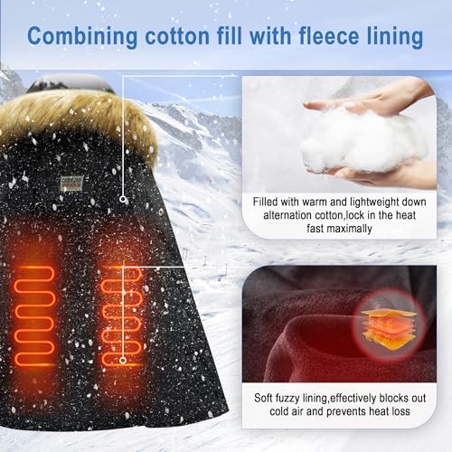 Unload the cold WULFUL boys winter coat keeps them warm dry Skidex