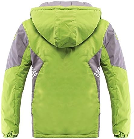 Vinmin Boys Thick Fleece Hooded Jacket Warm Quilted Coat