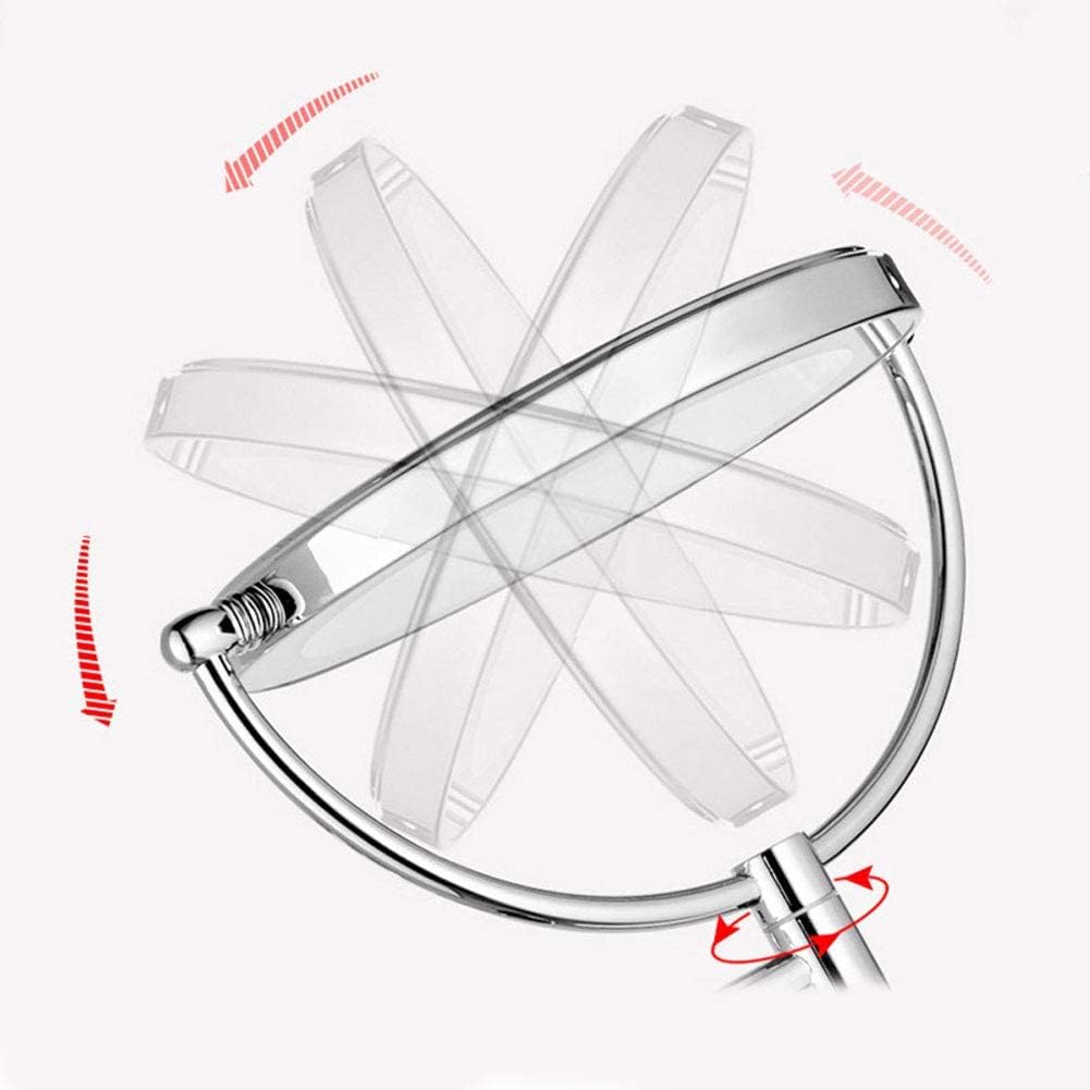 FUDGIO LED Wall Mounted Makeup Mirror 3X Magnification