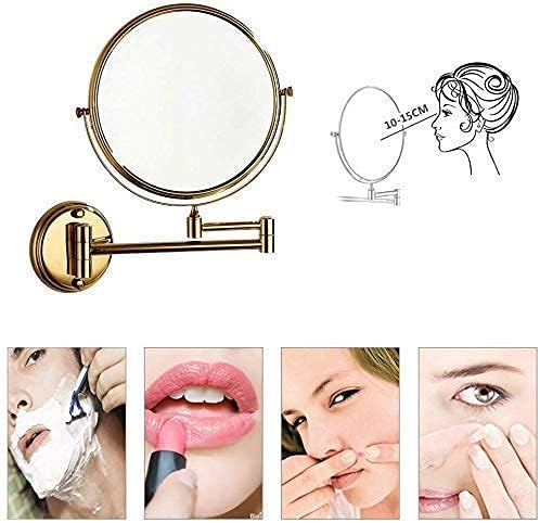 LCARY Extendable 3X1X Makeup Mirror Folding Vanity for Bathroom Travel