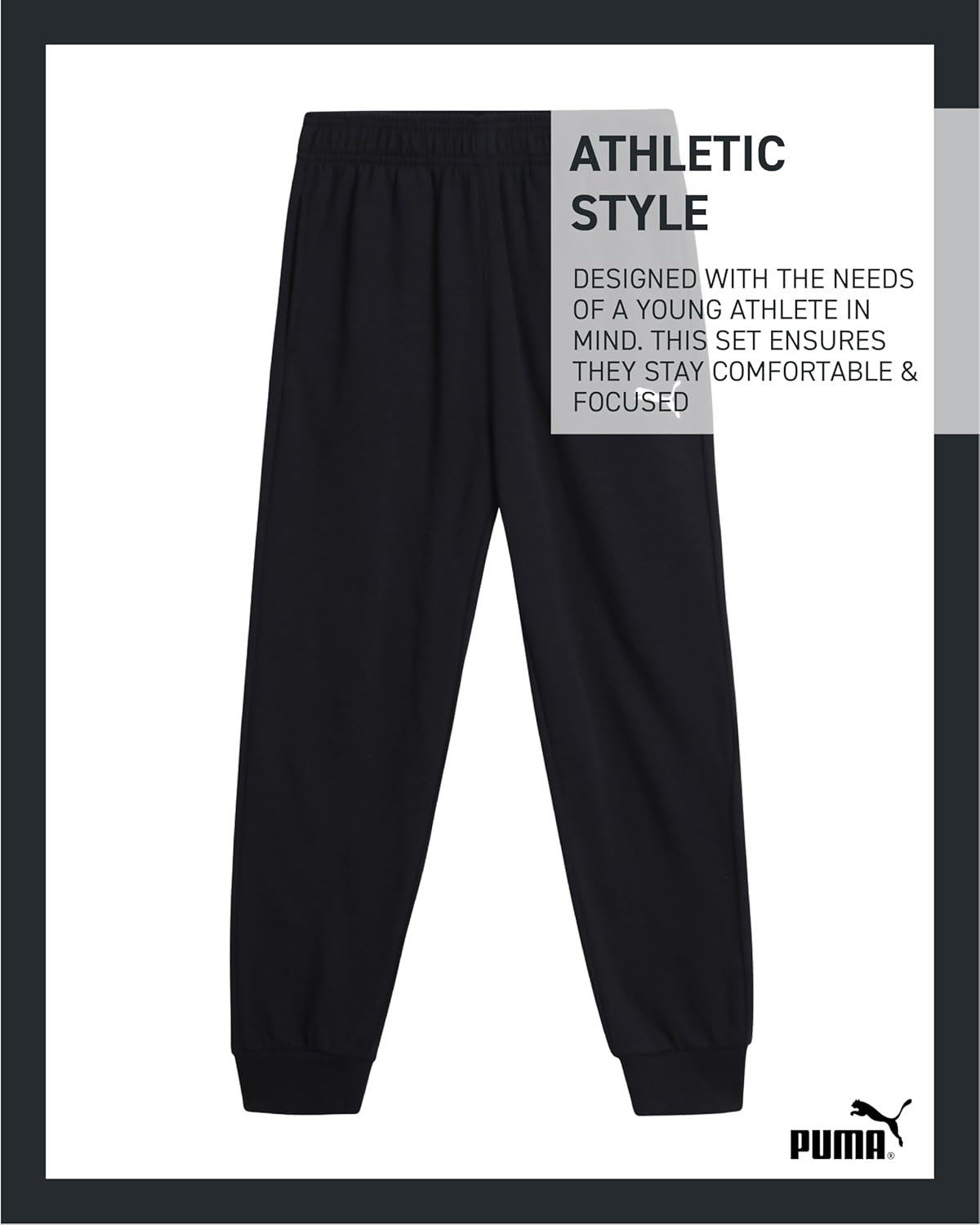 PUMA Boys 3-Piece Jogger Set