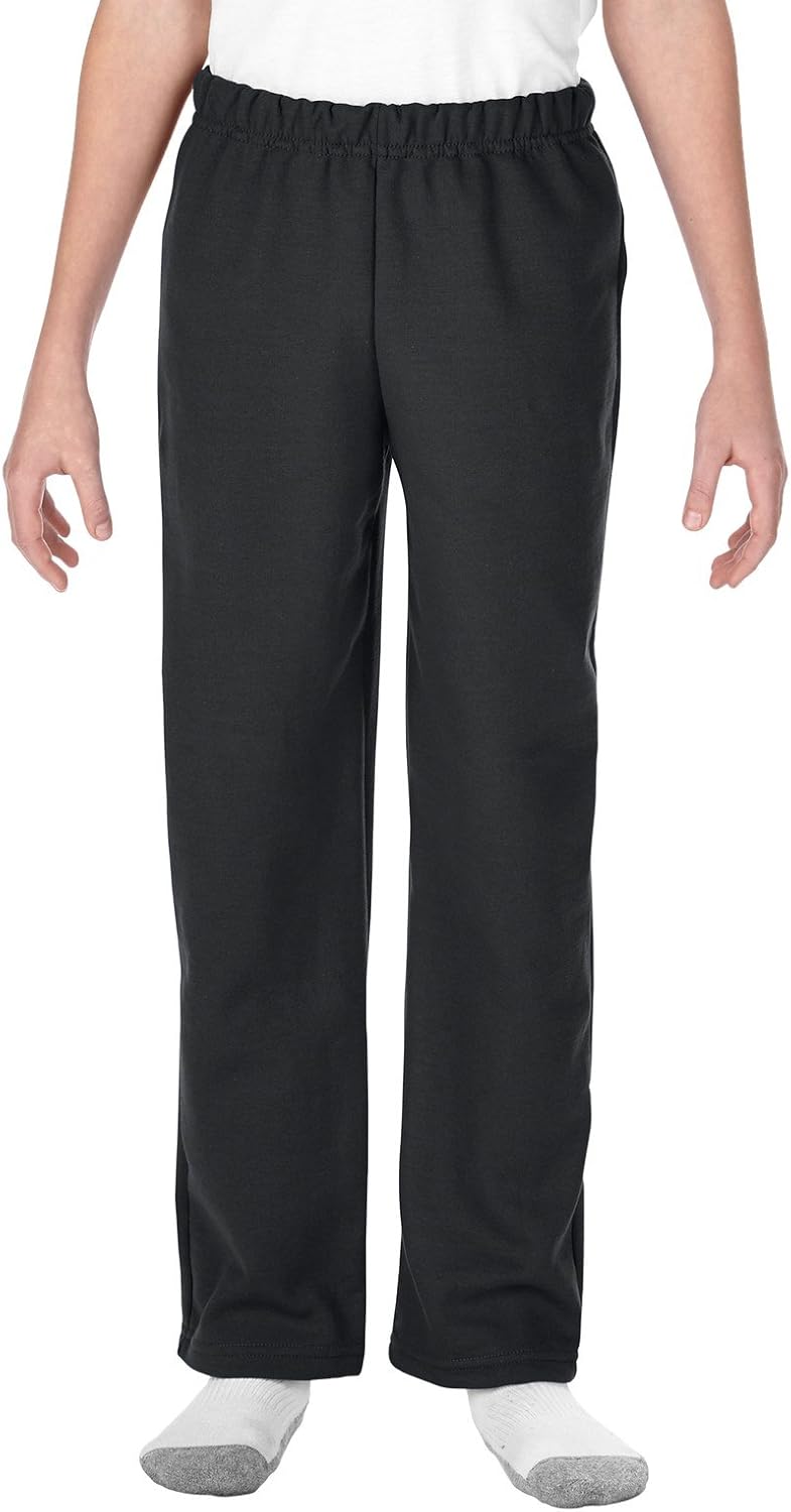 Gildan Kids Active Youth Open Bottom Sweatpants G18400B