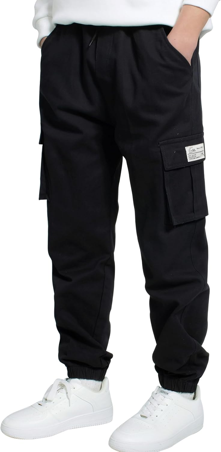 TLAENSON Elastic Cargo Joggers