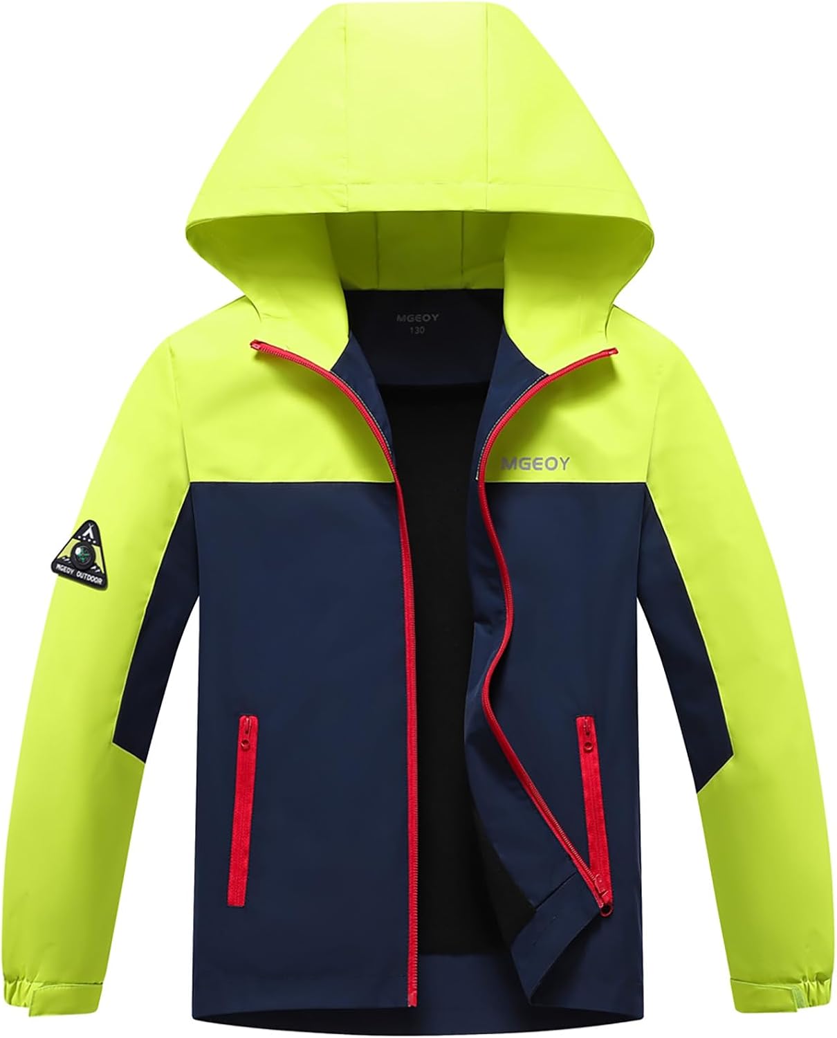 MGEOY Boys Girls Rain Jackets Stylish Waterford
