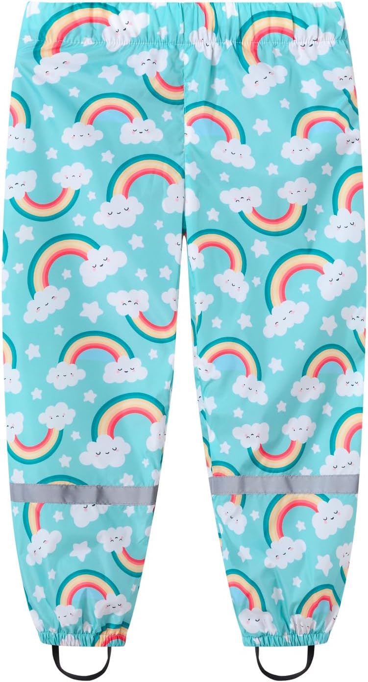 Weather-Resistant Rain Pants for Kids