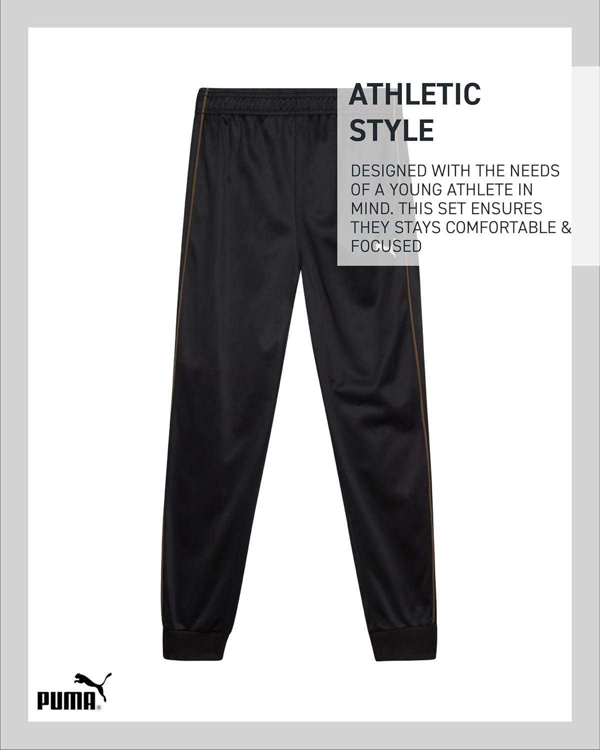 PUMA Boys 3 Piece Activewear Set 1
