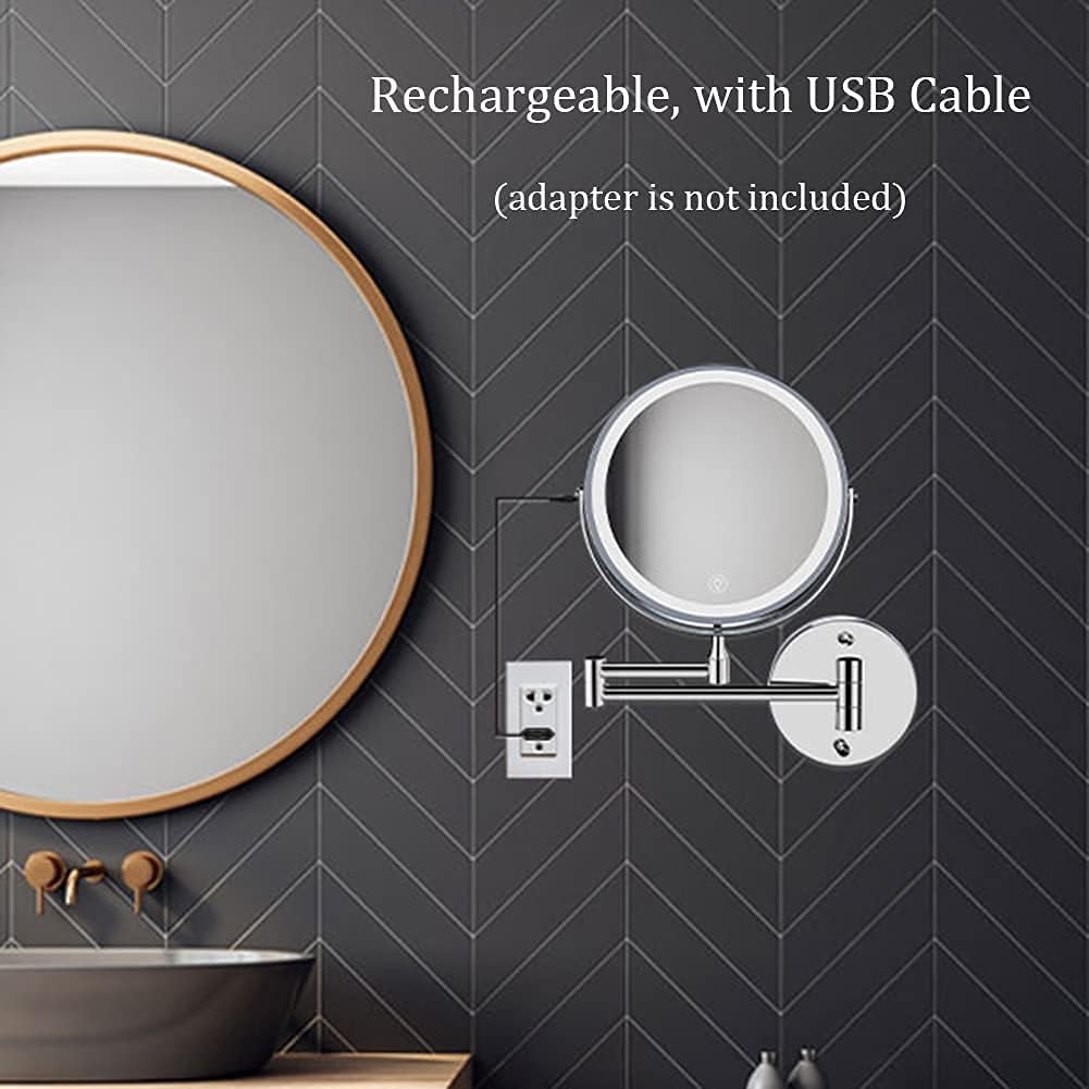 Double-Sided Vanity Mirror Cartoon Pink