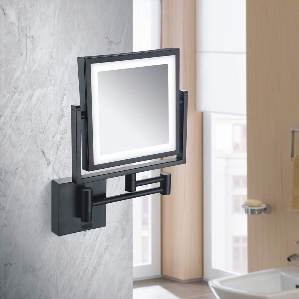 8-inch LED Light Wall-Mounted Vanity Mirror for Human Body