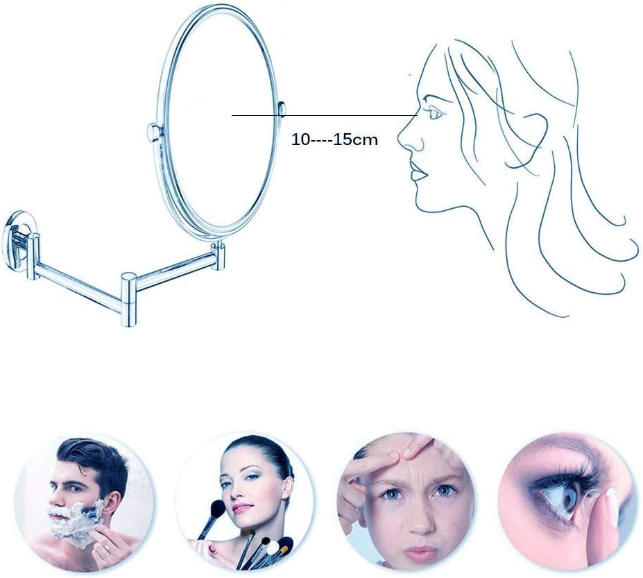 8-Inch Double-Sided Vanity Mirror