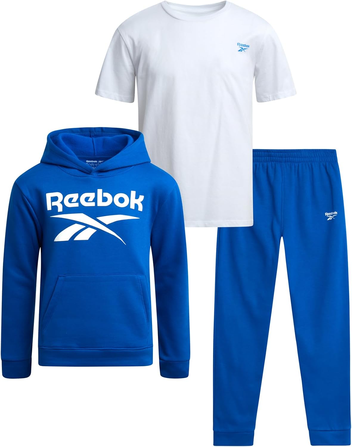 Reebok Boys Active Activate Set Pullover Jogger T-Shirt Perfect for Action