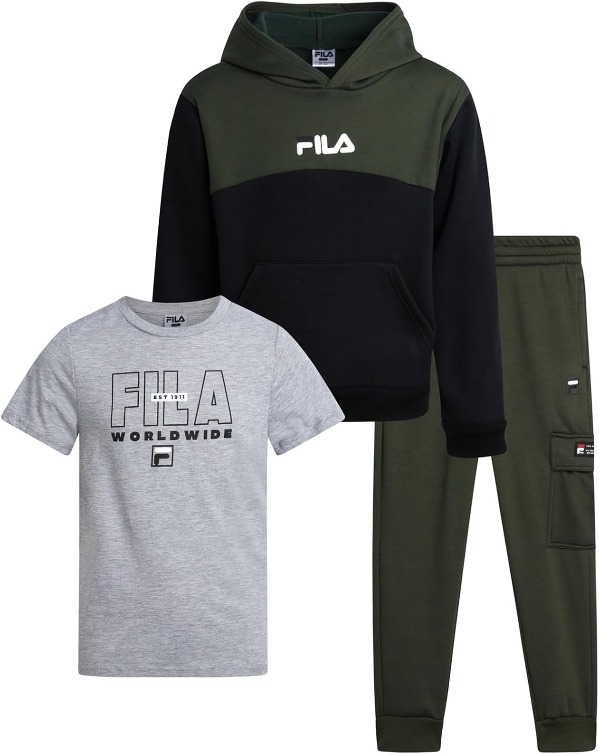 Fila Boys 3-Piece Active Sets Performance Influencer