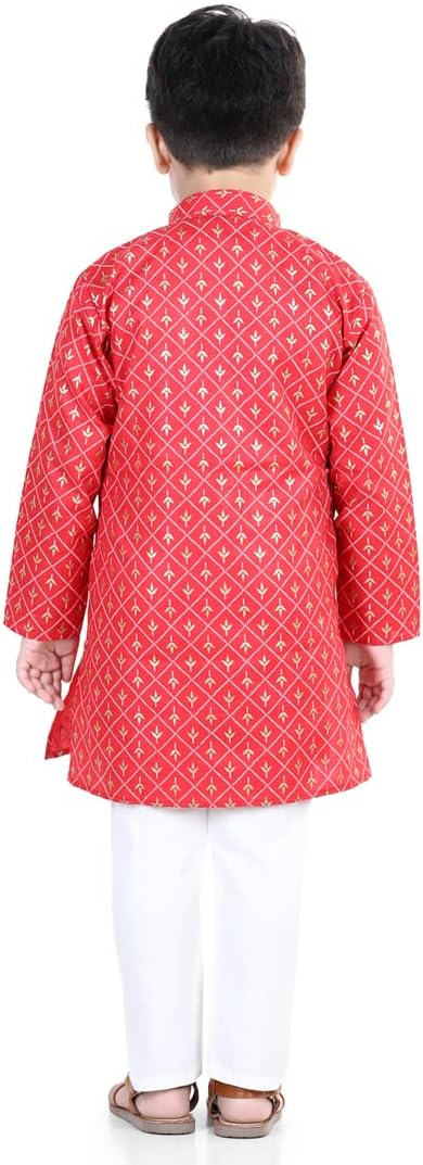 BownBee Kids Cotton Kurta Pajama Set for Boys
