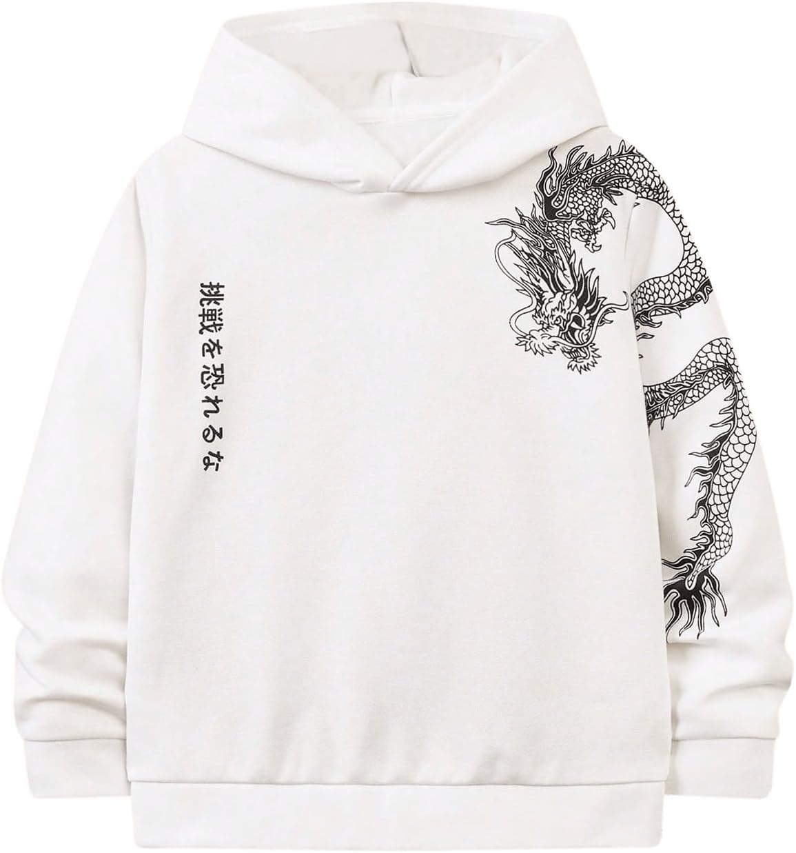 GORGLITTER Dragon Print Hoodie