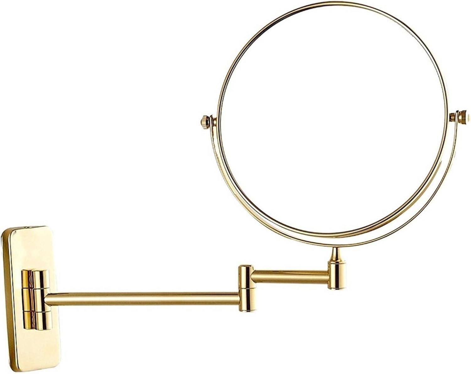 NOVOCE Makeup Mirror 8 Inch Adjustable 3X Foldable Wall Mount