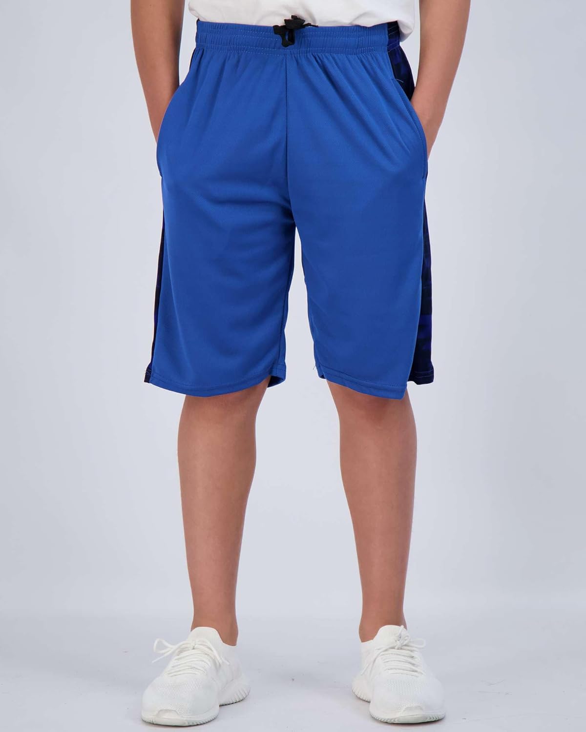 5-Pack Boys Active Basketball Shorts Set with Pockets