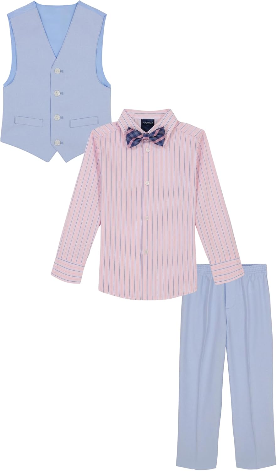 Stylish Nautica Boys 4-Piece Formal Suit Set