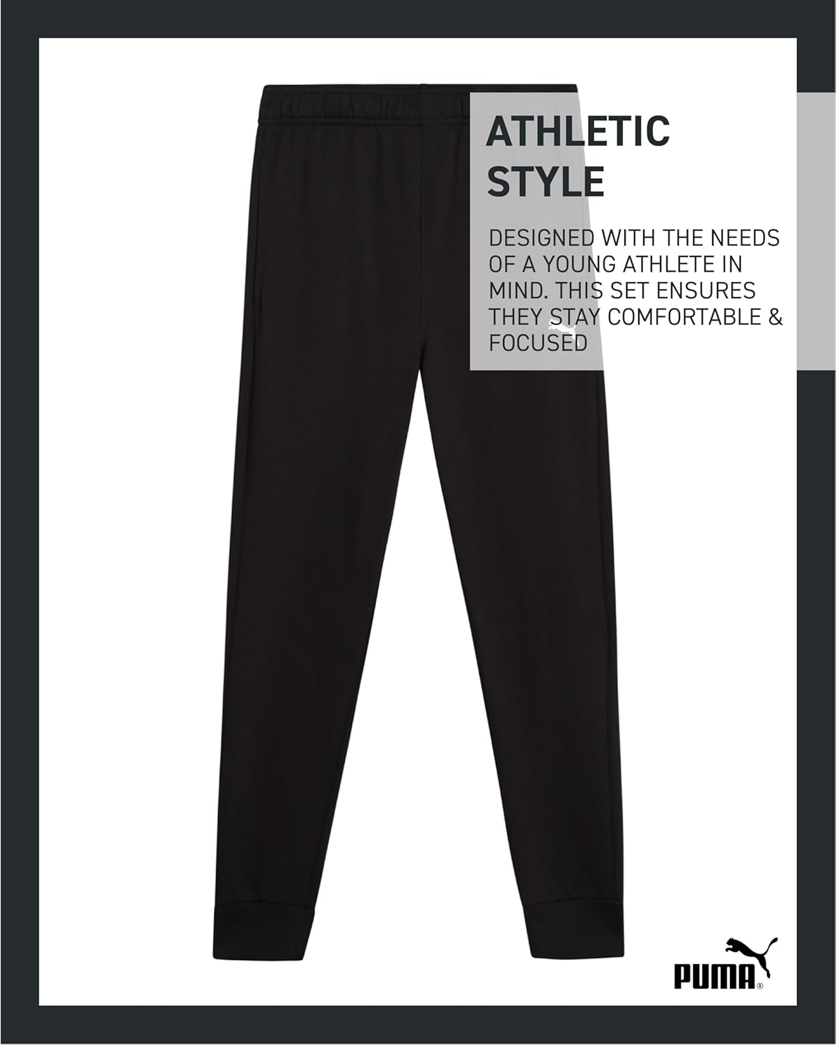 Puma Boys 3 Piece Jogger Set for 4-16 Years Old