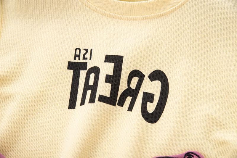 Baby Boys Summer Cartoon Decorative 2pcs Letter Printed Clothing Suit