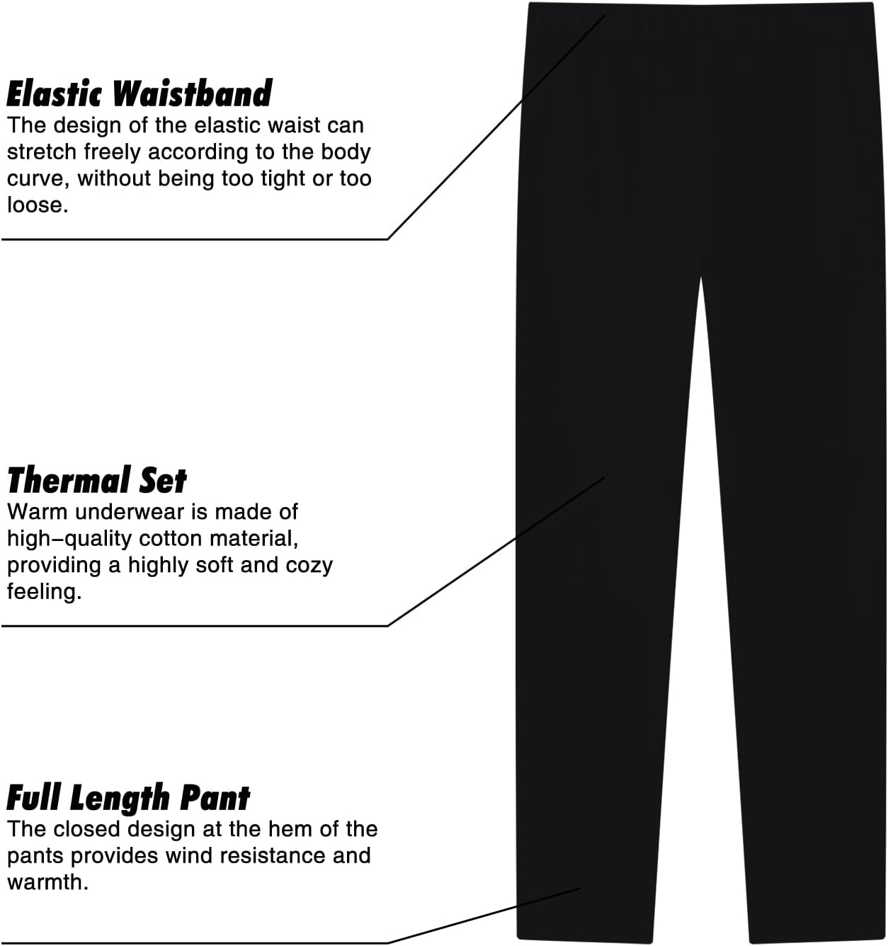 DOOVID Thermal Underwear Sets for Kids boys girls