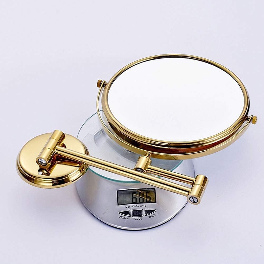 LCARY Extendable 3X1X Makeup Mirror Folding Vanity for Bathroom Travel